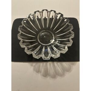 VILLEROY & BOCH Vintage Crystal Glass Tondo 91/4" Serving Bowl Candy Dish